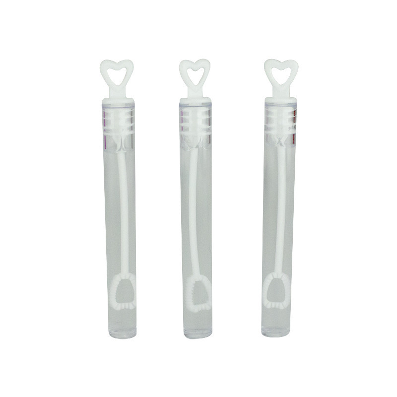BULLES DE SAVON TUBE COEUR BLANC