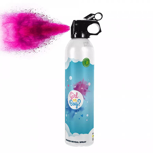 EXTINCTEUR GENDER REVEAL ROSE