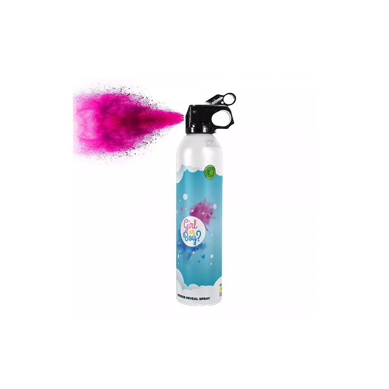 EXTINCTEUR GENDER REVEAL ROSE