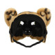 DEMI MASQUE PELUCHE LEOPARD