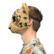 DEMI MASQUE PELUCHE LEOPARD