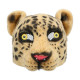 DEMI MASQUE PELUCHE LEOPARD