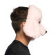 DEMI MASQUE PELUCHE CANICHE ROSE
