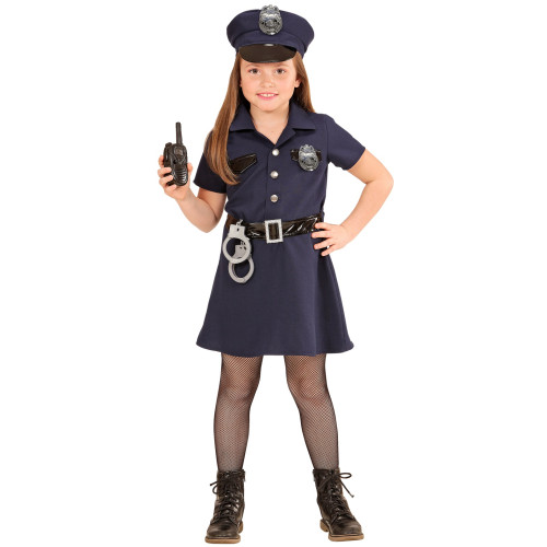 COSTUME POLICIER FILLE 116CM