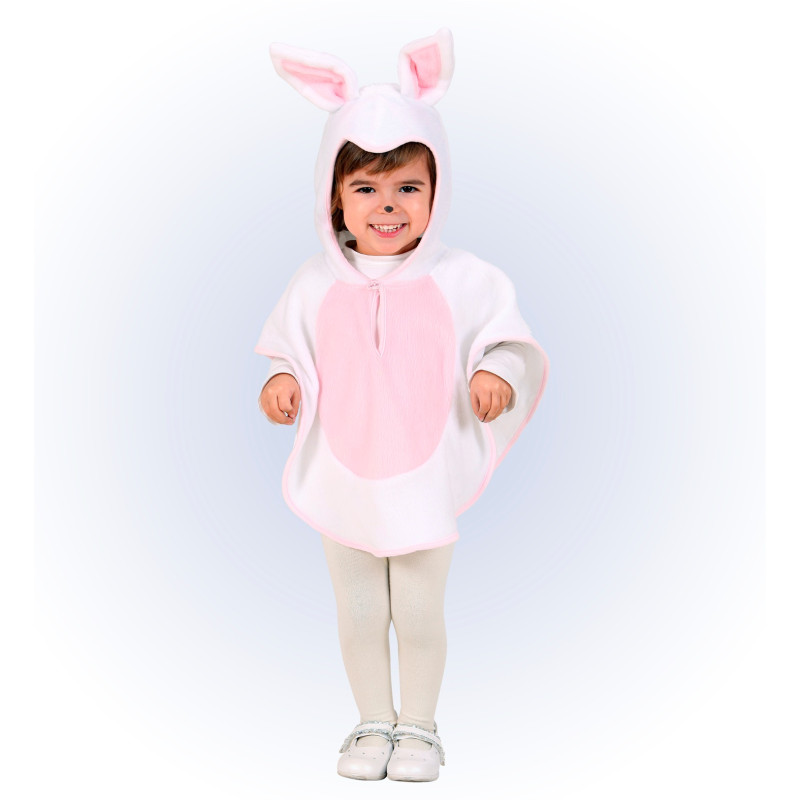 PONCHO LAPIN PELUCHE 110CM