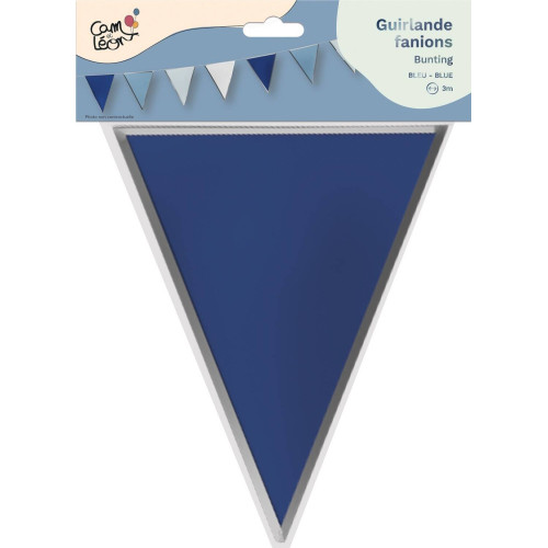 GUIRLANDE POLYESTER BLEU 3 M