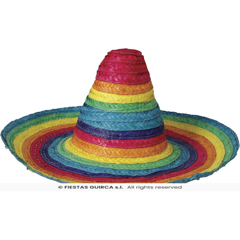 CHAPEAU MEXICAIN MULTICOLORE