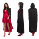 CAPE TWILIGHT NOIR/ROUGE RÉVERSIBLE