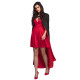 CAPE TWILIGHT NOIR/ROUGE RÉVERSIBLE