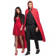 CAPE TWILIGHT NOIR/ROUGE RÉVERSIBLE