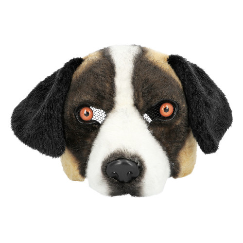 DEMI MASQUE PELUCHE CHIEN