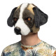 DEMI MASQUE PELUCHE CHIEN