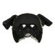 DEMI-MASQUE PELUCHE PUG