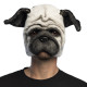DEMI-MASQUE PELUCHE PUG