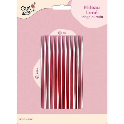 RIDEAU LAME ROSE MATTE