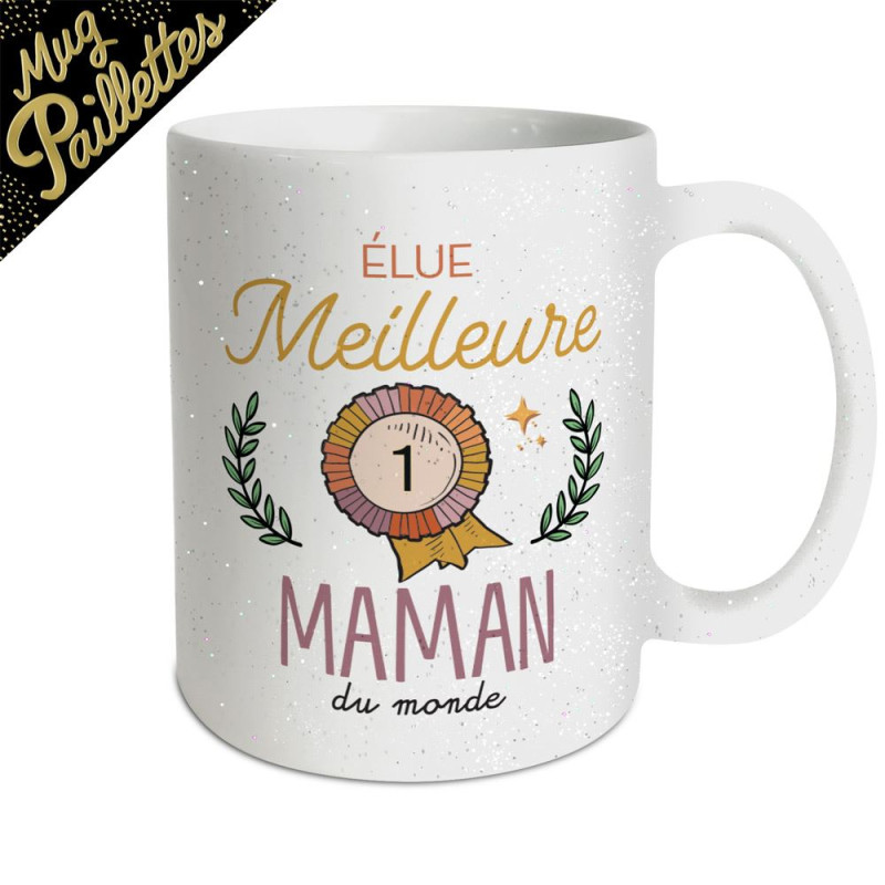 MUG PAILLETTES MEILLEUR MAMAN