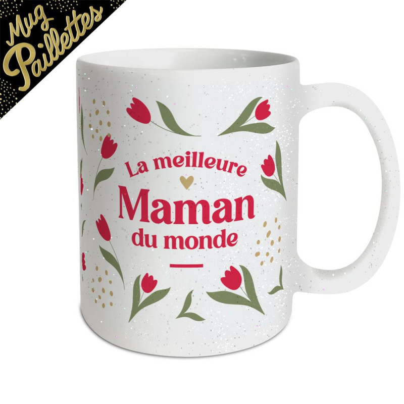 MUG PAILLETTES MEILLEUR MAMAN