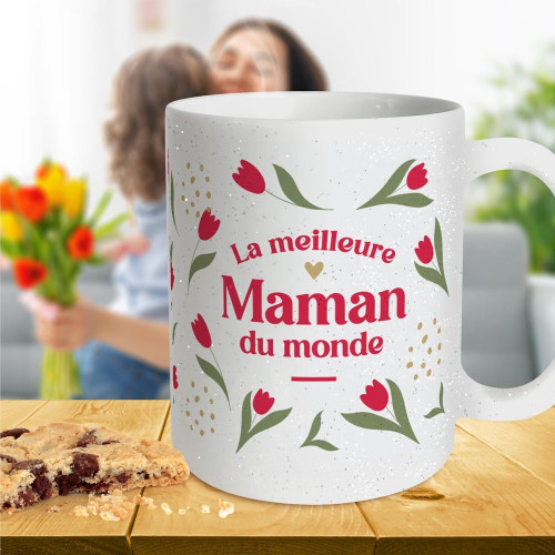 MUG PAILLETTES MEILLEUR MAMAN