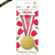MEDAILLE D'OR PAILLETTES MEILLEURE MAMAN