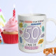 MUG PAILLETTES FEMME 50 ANS