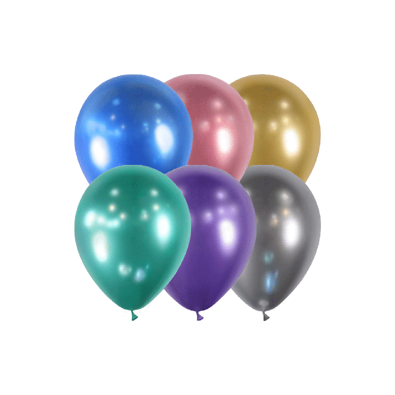 50 BALLONS 30CM ASS. BRILLANT