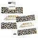 24 SERVIETTES ANNIV.LEOPARD