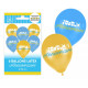 6 BALLONS ANNIVERSAIRE LEMON