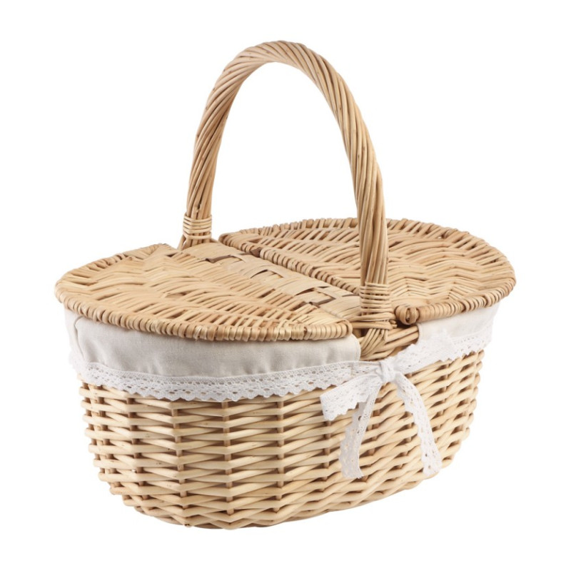 PANIER PIQUE NIQUE EN OSIER