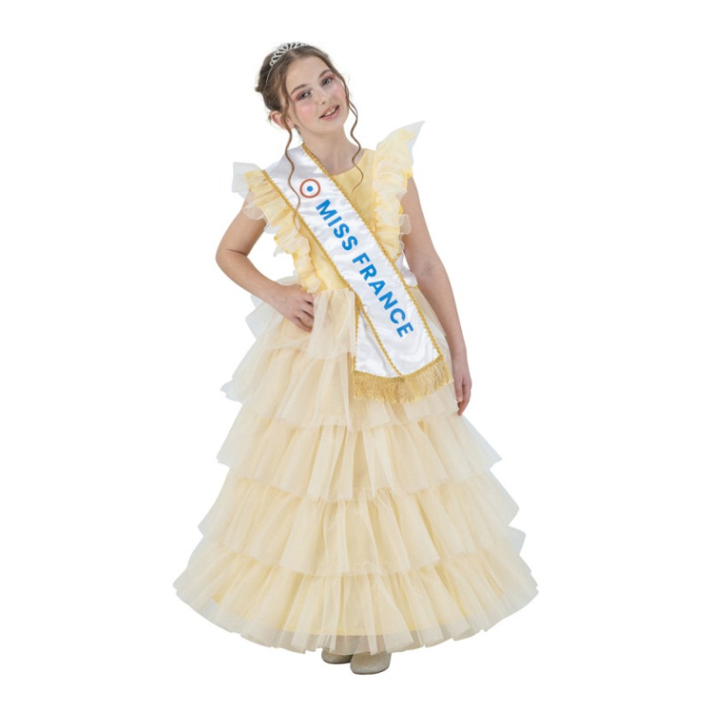 ROBE DOREE MISS FRANCE 128CM