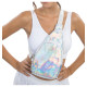 SAC BANDOULIERE IRISE ARGENT