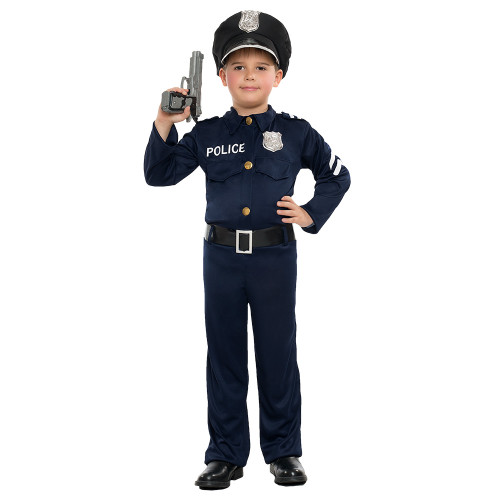 COSTUME OFFICIER POLICE 5/6 ANS