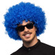 PERRUQUE AFRO BLEU