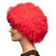 PERRUQUE AFRO ROUGE