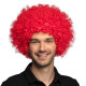 PERRUQUE AFRO ROUGE