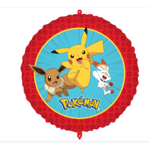 BALLON ALU ROND POKEMON