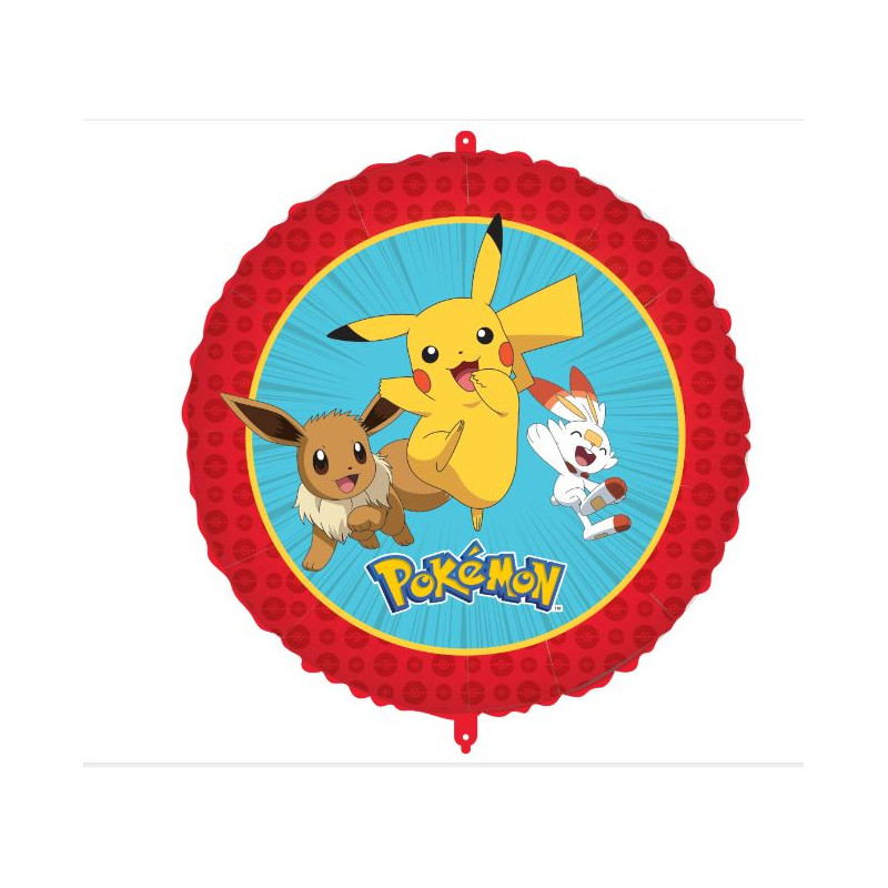 BALLON ALU ROND POKEMON