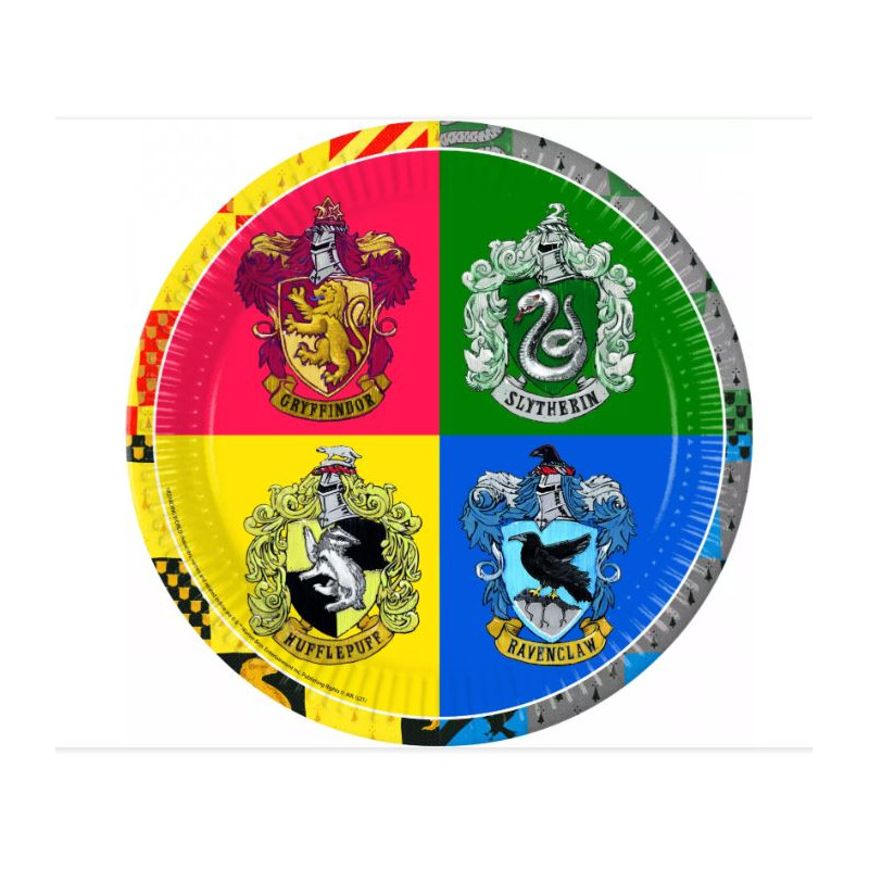 8 ASSIETTES HARRY POTTER 23CM