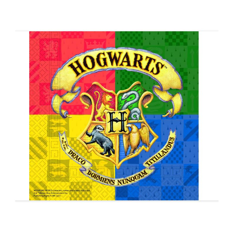 20 SERVIETTES HARRY POTTER