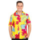 CHEMISE HAWAÏENNE FLEURS S/M