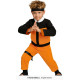 COSTUME BLACK ORANGE NINJA 7/9 ANS