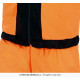 COSTUME BLACK ORANGE NINJA 10/12 ANS