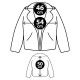VESTON FLUFFY RAVE NOIRE M/L