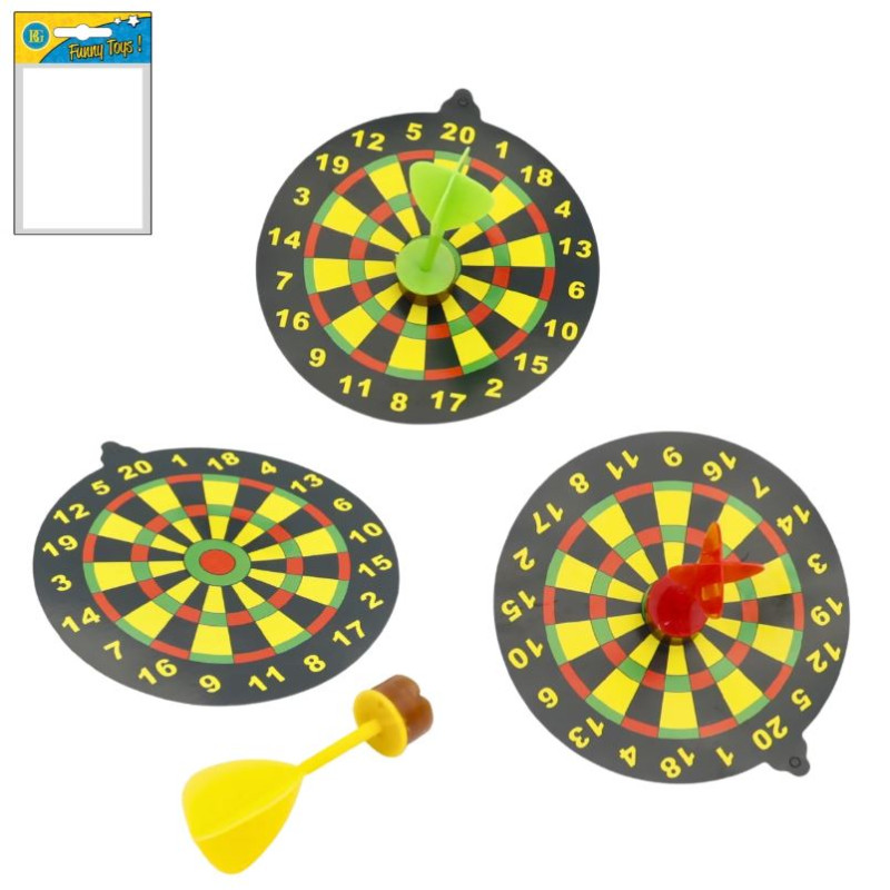 JEU CIBLE CARTON + FLECHE (48)