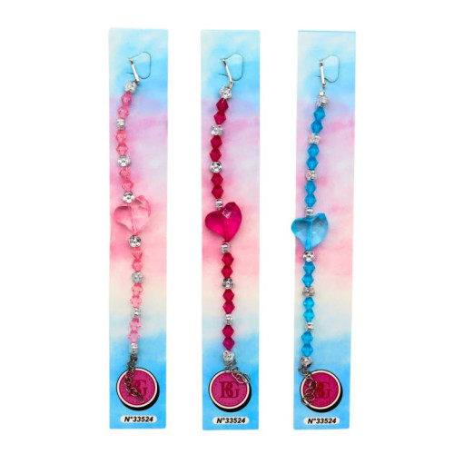 BIJOU BRACELET PERLE COEUR 18CM