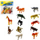 SACHET 12 ANIMAUX DU ZOO