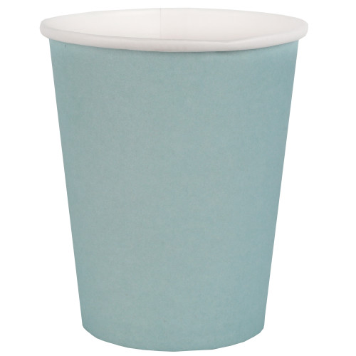 10 GOBELETS RAINBOW BLEU CLAIR