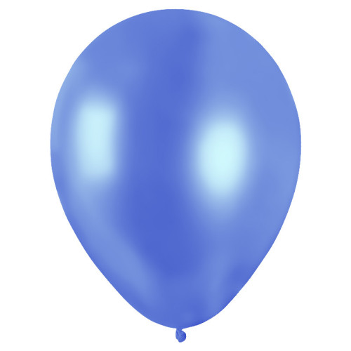 50 BALLONS MÉTAL NACRÉ CIEL