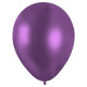 50 BALLONS MÉTAL NACRÉ LILAS