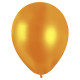 50 BALLONS MÉTAL NACRÉ ORANGE