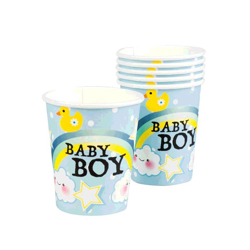 6 GOBELETS BABY BOY